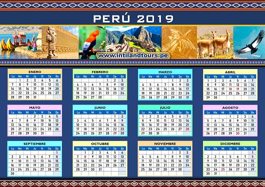 Calendario Perú 2019